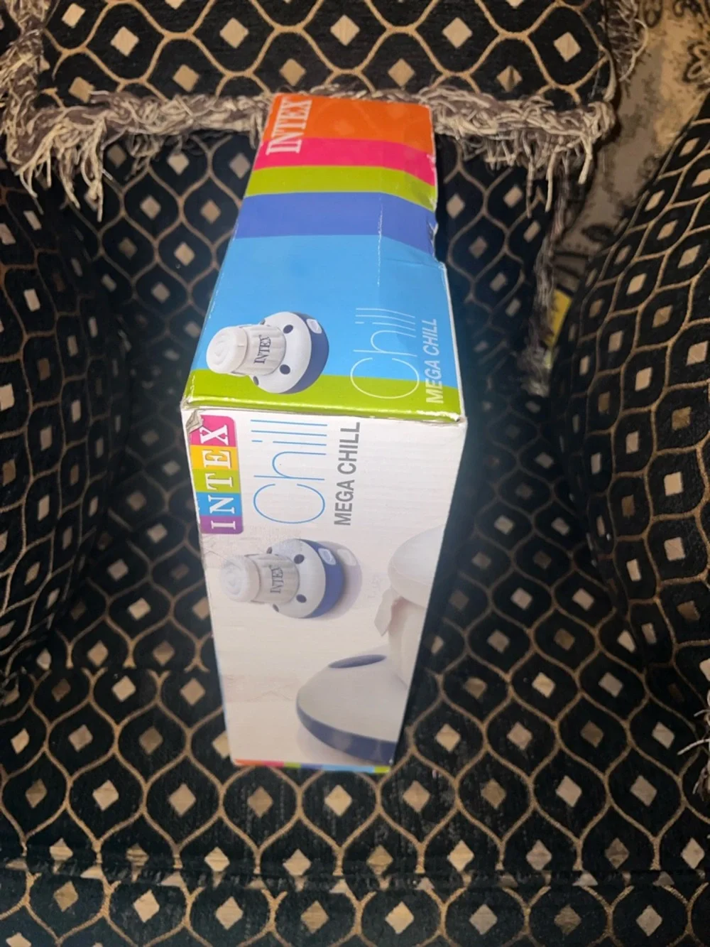 IntexMega Chill Inflatable Drink Cooler - Blue & White